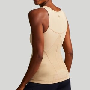 Tommie Cooper Women's Small Low Back Support Tank Top, Nude, Under Garment